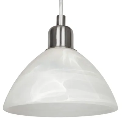 Produktbild von EGLO BRENDA, Festmontage, Nickel, Weiß, Stahl, Glas, IP20
