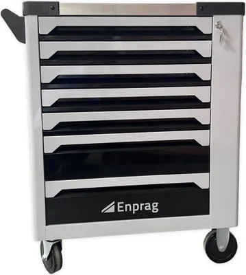 Obrázek produktu pro ENPRAG Dílenský vozík na nářadí XT-002 - 7x zásuvka, šedočerný