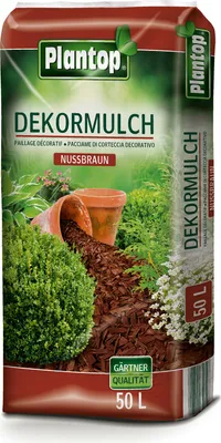 Produktbild von Plantop Dekor-Mulch nußbraun 50l