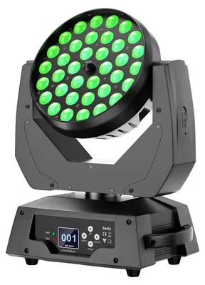 Zdjęcie produktu dla Reflektor ruchomy, 36x8W LED, sterowanie DMX512, wtyczka UE