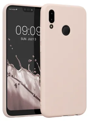 Produktbild von kwmobile Handyhülle für Huawei P20 Lite Hülle - TPU Case - Kabelloses Laden - Schutzhülle Cover in Coconut Swirl