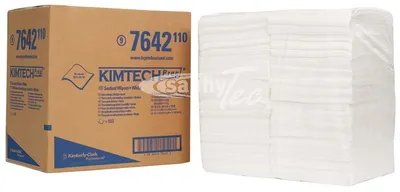 Produktbild von Kimtech® Sealant Wischtücher - Viertelgefaltet / Weiß - 1 Carton x 500 Sheets | Karton (1 Box)