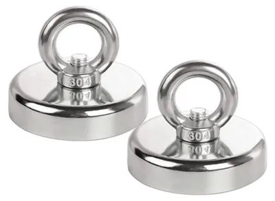 Produktbild von Neodym Magnete 48mm Stark 2er-Set Magnetfischen Industrie