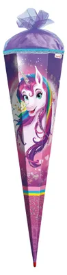 Immagine prodotto di ROTH 678873 Schultüte Einhornportrait - eckig, 85 cm