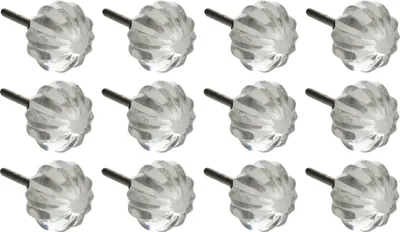 Produktbild von Nicola Spring Glasschrankknöpfe – rund – 12 Stück