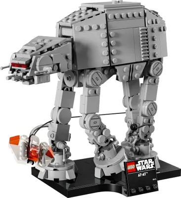 Produktbild von LEGO Star Wars 75440 AT-AT - Modellbau-Set für Erwachsene - Display Modell mit Snowspeeder, Ständer & Namensschild - Sammler Deko fürs Regal - Geschenk für Fans von Das Imperium schlägt zurück