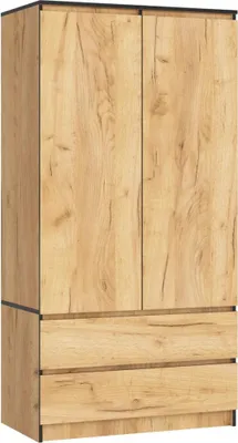 Image de Armoire à tiroirs 90 cm LOTA - chêne craft