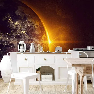 Produktbild von Vlies Fototapete - Golden Earth 100x70 cm Landschaften n-B-0003-a-a