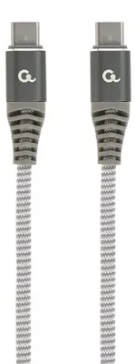 Productafbeelding van Gembird CC-USB2B-CMCM100-1.5M, 1,5 meter, USB-C, USB-C, USB 2.0, 0,48 Gbit/s, grijs