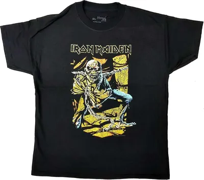 Produktbild von Iron Maiden - "Piece of Mind" T-Shirt für Kinder RO948 (152-158) (Schwarz)
