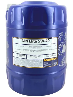 Produktbild von Mannol Elite 5W-40 20 Liter (MN7903-20)