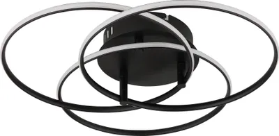 Produktbild von Globo Lighting Deckenleuchte Metall schwarz matt, LED