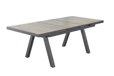 Produktbild von Gartentisch Kentucky Ausziehtisch Esstisch 160/210x100x75cm Keramik Braun