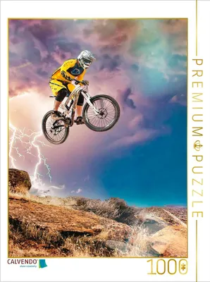 Produktbild von CALVENDO Puzzle Mountainbike | 1000 Teile Lege-Größe 64x48cm Foto-Puzzle für glückliche Stunden