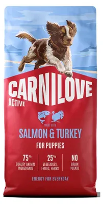 Obrázek produktu pro Suché krmivo pro štěňata Carnilove Active Salmon & Turkey, 12 kg