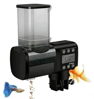 Zdjęcie produktu dla Dozownik automatyczny ryb akwariowych 500ML z wyświetlaczem LCD