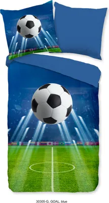 Produktbild von Good Morning Kinder-Bettwäsche-Set Goal 135×200 cm