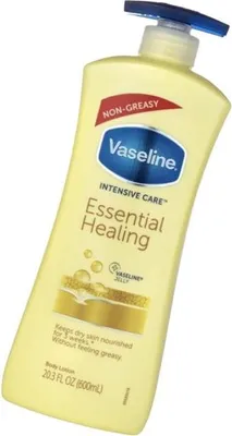 Produktbild von Vaseline Intensive Care Essential Healing Body Lotion für trockene Haut, pflegend, 600 ml