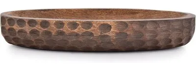 Produktbild von Famanu Holzschale aus Mangoholz - rustikales Boho-Design - Tischdeko - 36 x 15 x 6 cm