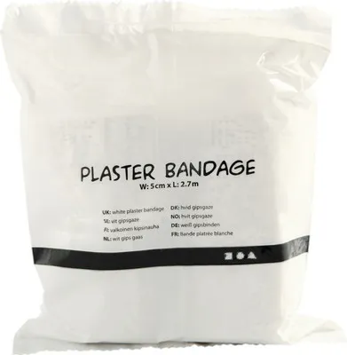 Image de Bandes de plâtre 10 cm 2 rouleaux