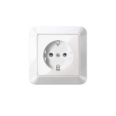 Zdjęcie produktu dla MERTEN SCHUKO gniazdo 16A MEG2301-1019 termoplastyczne biegunowe z pokrywą MEG2 MEG2301-1019 (MEG2301-1019)