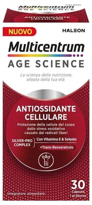 Immagine prodotto di Multicentrum Age Science Antiossidante Cellulare 30 Capsule