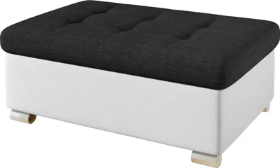 Produktbild von MIRJAN24 Sitzhocker Niko Groß, Stilvoll Polsterhocker vom Hersteller, Moderne Hocker (Farbe: Soft 017 + Soul 20)