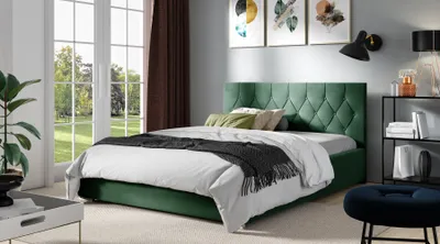 Produktbild von Einzelbett TIBOR – 120x200, grün