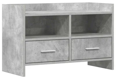 Image de Meuble TV vidaXL 71,5 x 33 x 47 cm, gris béton, aggloméré