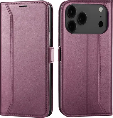 Immagine prodotto di Custodia per cellulare per iPhone 17 Pro Max cover flip case pieghevole custodia protettiva, blackberry