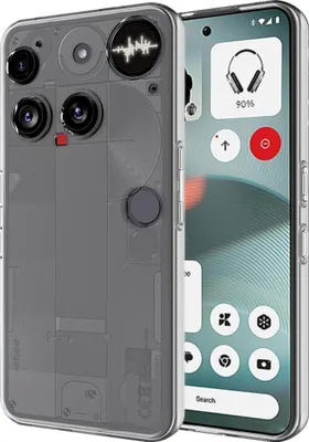 Image de Cazy Coque compatible avec Nothing Phone (3) Coque en Silicone – Coque Flexible – Transparent