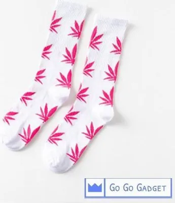 Produktbild von Unkrautsocken | 1 Paar | weiß mit rosa