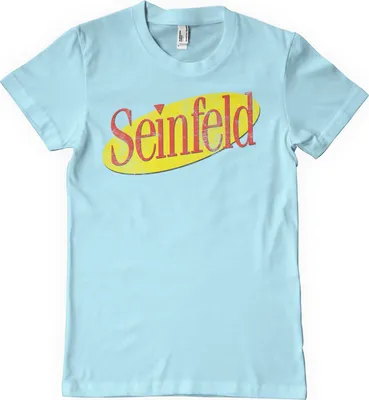 Produktbild von Seinfeld Washed Logo T-Shirt - Large - Skyblue