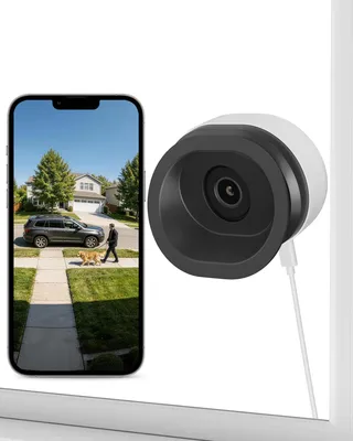 Produktbild von Anlapus A60 Pro 2K WLAN Fensterkamera, KI Überwachungskamera Außen Sicherheit von Innen, Farbnachtsicht, 5GHz/2.4GHz Dualband, Magnetisch ohne Bohren