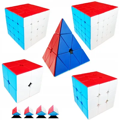 Produktbild von MoYu Meilong Logikwürfel Set 2x2-5x5 Piramida Schnell