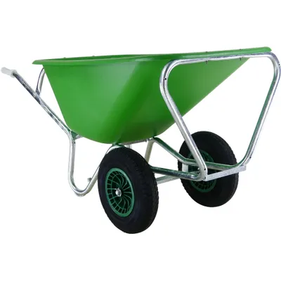 Produktbild von FORT Großmuldenkarre 165l 2Rad HDPE Mulde verzinktes Gestell