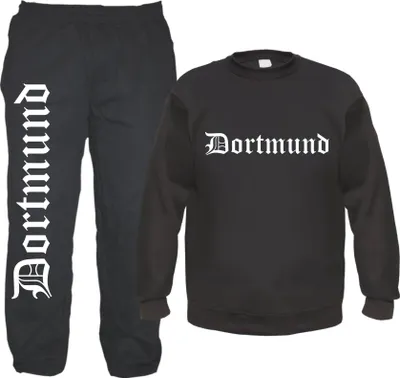 Produktbild von Dortmund Jogginghose und Sweat im Set - Jogginganzug XL Schwarz