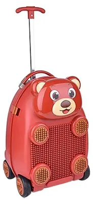 Produktbild von Kindergepäck, leicht, Spinner-Rollen, Rotbär