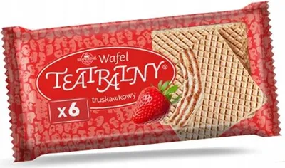 Zdjęcie produktu dla Wafle Kopernik Teatralne truskawkowe 100g