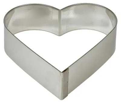 Immagine prodotto di Stampo per torte a forma di cuore, in alluminio, dimensioni 160 x 50 x 2 mm