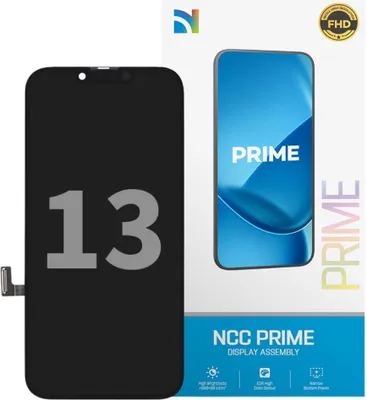 Produktbild von NCC PRIME Incell LCD Display Touchscreen Bildschirm Schwarz für iPhone 13 Inkl. Klebestreifen & Werkzeug