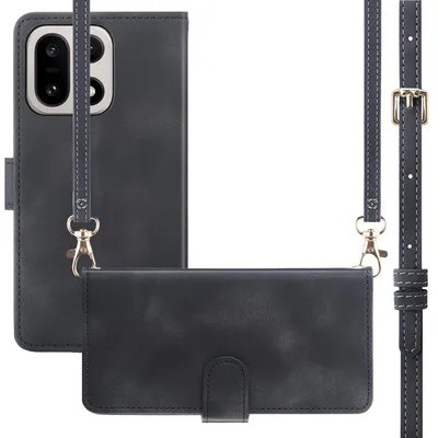 Productafbeelding van imoshion Bookcase met koord voor de OnePlus 15 - Zwart
