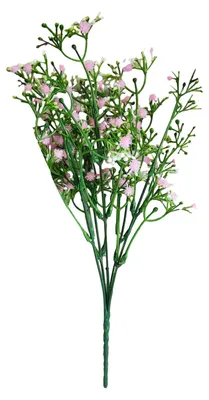 Produktbild von Künstliche Schleierkrautblüten, pflegeleichte Kunstblumen, realistische künstliche Blumen mit flexiblen Stielen für Heim-, Hochzeits- und Partydekorationen, Blumenarrangements