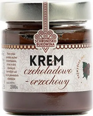 Zdjęcie produktu dla Krem czekoladowo-orzechowy 200g - Schronisko Bukowina