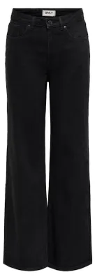 Produktbild von ONLY Onljuicy Hw Wide DNM Mae280 Noos – Größe 27W / 32L, Schwarz