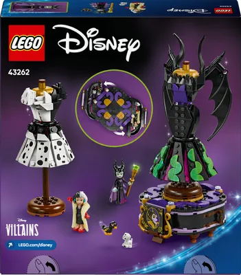 Immagine prodotto di LEGO Disney I vestiti di Malafemmina e Cruella De Vil 43262