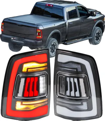 Zdjęcie produktu dla Tylne światła LED, 12 V, 35 W, 3400 LM, kompatybilność z Dodge Ram 2009-2018 1500 2500 3500, wodoodporne