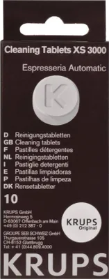 Zdjęcie produktu dla Tabletki Czyszczące Do Ekspresów Krups Xs3000 10 Sztuk