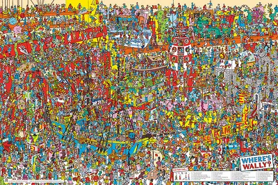 Image de Ou Est Charlie - Where is Wally ? - 61x91,5cm - Affiche Poster