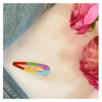 Immagine prodotto di Set di 5 fermagli colorati per capelli, adatti ai bambini